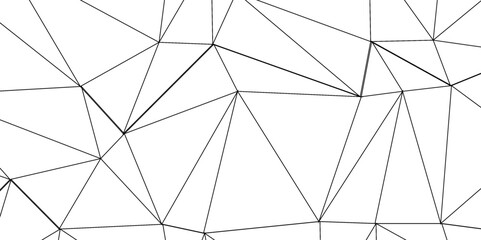 Obraz premium Abstract of simple gray line triangle pattern geometric background .white background creative and geometric shape with white luxury pattern .Gray and white geometric background with low poly triangle