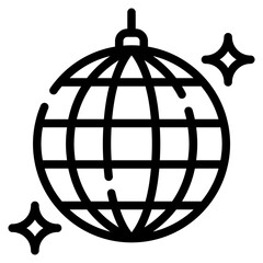 Disco Ball Icon Design