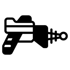 Laser Gun Icon Representation