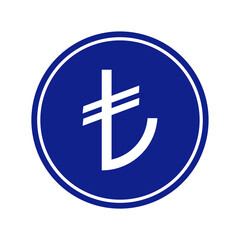 Obraz premium lira currency symbol isolated on transparent background