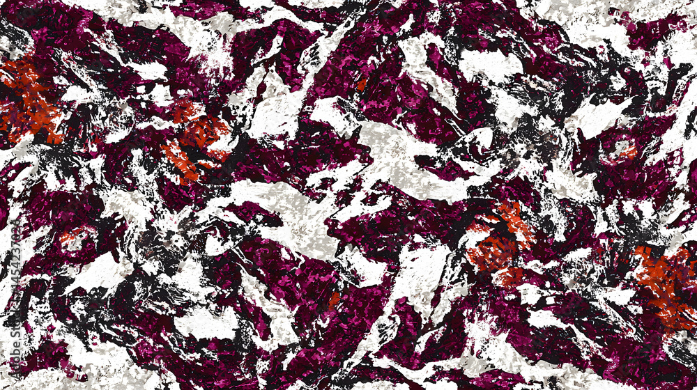 Aufkleber dynamic artistic display of wildflowers in abstract patterns digital art vibrant textures nature sce