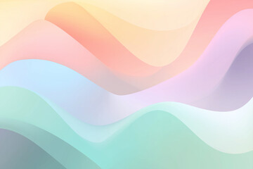 A colorful wave with a rainbow background