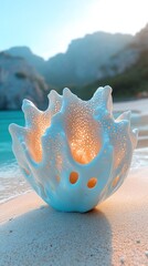 Beach Coral Sculpture