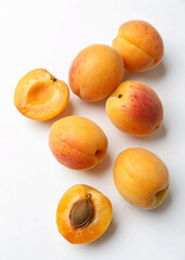 Clean and Simple Apricot Image for E-Commerce or Stock Use