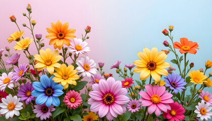 spring flowers in the garden