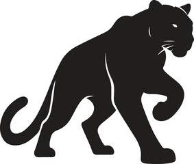 Obraz premium Black Panther silhouette