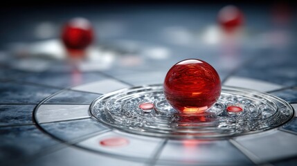 Strategic risk analysis icon depicting clean visualization of exposure clarity for informed decision making