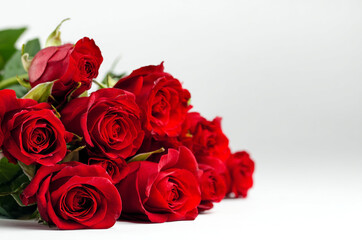 bouquet of red roses