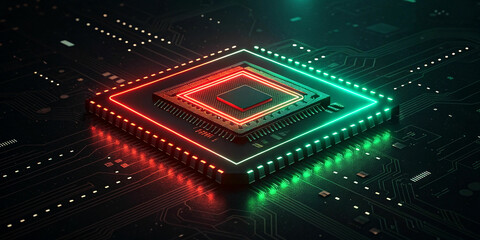 Obraz premium circuit board background