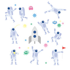 宇宙飛行士のセット