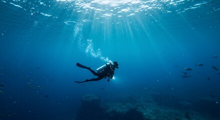 Underwater Dive: A Scuba Diver's Journey into the Ocean's Depths