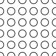 seamless black Circle Pattern, texture for note or notebook. black sheet paper. white mesh pattern. seamless Polka dot background. vector texture for note or notebook