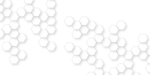 Geometric abstract hexagon technology background.. Abstract honeycomb background.. Vector illustration of hexagons pattern, Creative idea for medical technology or science design.	
