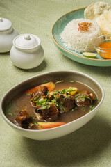 Savory Lamb Shank Soup A Warm Culinary Delight