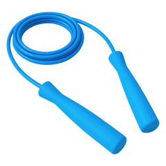 Blue Jump Rope for Fitness Exercise Workout Sport Training Gym