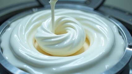 Microscopic image of liquid rotation