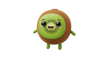 Cute Kiwi Character Illustration