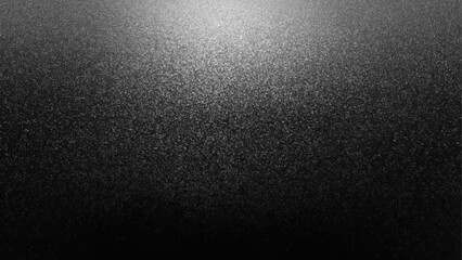 Dark black white grainy background, noise texture grunge gradient whit. cement effect in gray color design