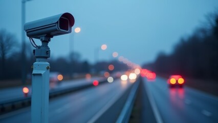 Road monitoring outdoor scene