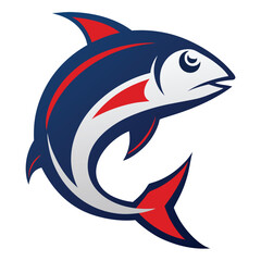 Obraz premium Fish logo design. 