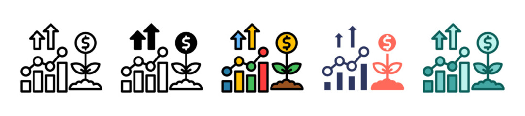 Dividends multiple icon