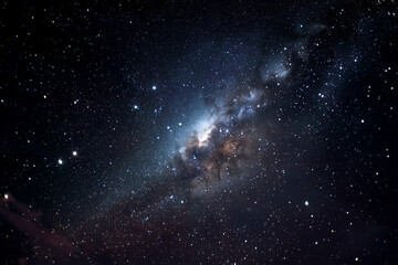Fototapeta premium The starry cosmic sky and the Milky Way.
