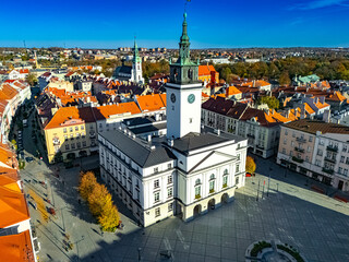 Obraz premium Architecture of Kalisz old town, Poland