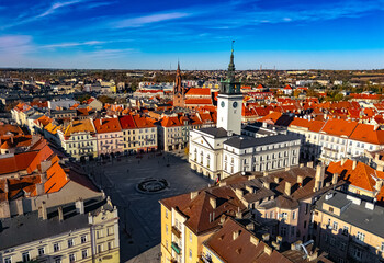 Obraz premium Architecture of Kalisz old town, Poland