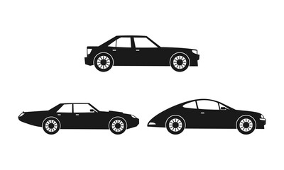 Set of classic car illustrati...