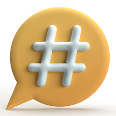 Fototapeta premium hashtag