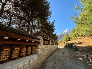 Prayer Wheels on the Way to Thame