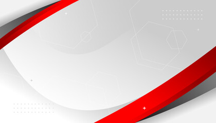 Abstract Red and Gray Background Design