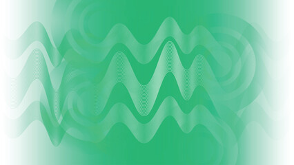  green model with baground geometry wave