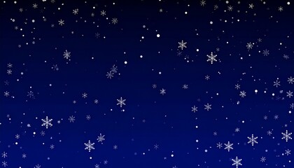 Fototapeta premium 冬の夜空に雪が舞うようなイベント用背景イメージ