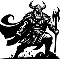 Ferocious Viking Warrior: Norse Mythology, Legend, and History