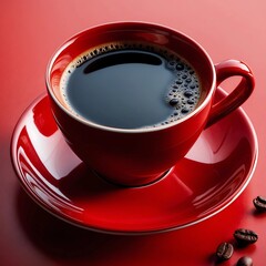 Coffee red cup