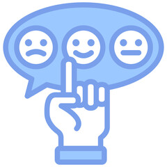 Feedback Blue Icon