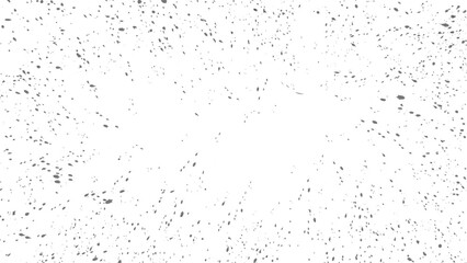 Grunge Splatter Texture with Dusty Spray Effect in Black and White