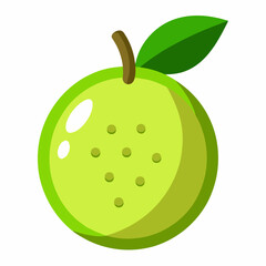 Guava icon on white background