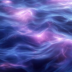 Obraz premium Vibrant Purple Blue Swirling Light Waves Background Texture