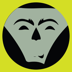 vector illustration of a face emoji