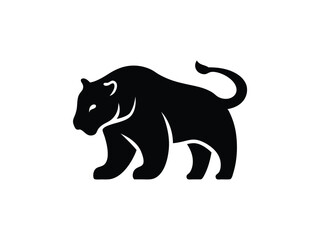 Black Panther Silhouette Icon