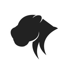 Vector logo of tiger