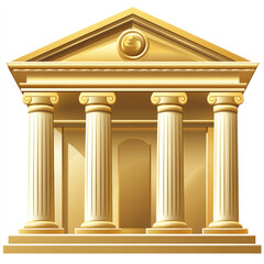 Obraz premium greek column vector illustration