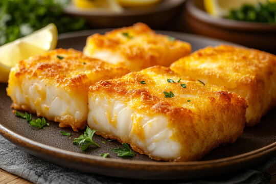 Crispy Fried Fish Fillet  Golden Breaded  Seafood  Delicious Food  Dinner  Restaurant  Mea