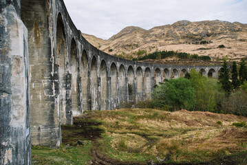 old bridge in the mountains
