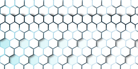 Seamless geometric pattern with blue triangles forms an abstract vector design with a hexagonal mesh structure, creating a modern technology backdrop