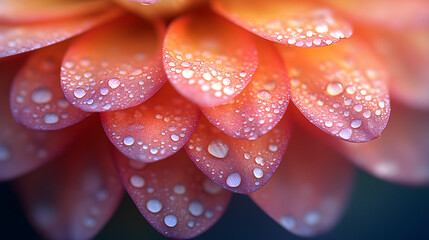 Fototapeta premium Close-up of flower petal displaying tiny vibrant textures