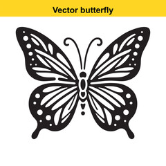 A vector butterfly.