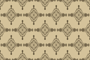Motifs African boho paisley Floral Ikat pattern embroidery border. Ethnic ikat floral Ethnic Indian Pattern Ikat pattern Ethnic Pattern.Border indian floral Aztec embroidery border seamless patterns.